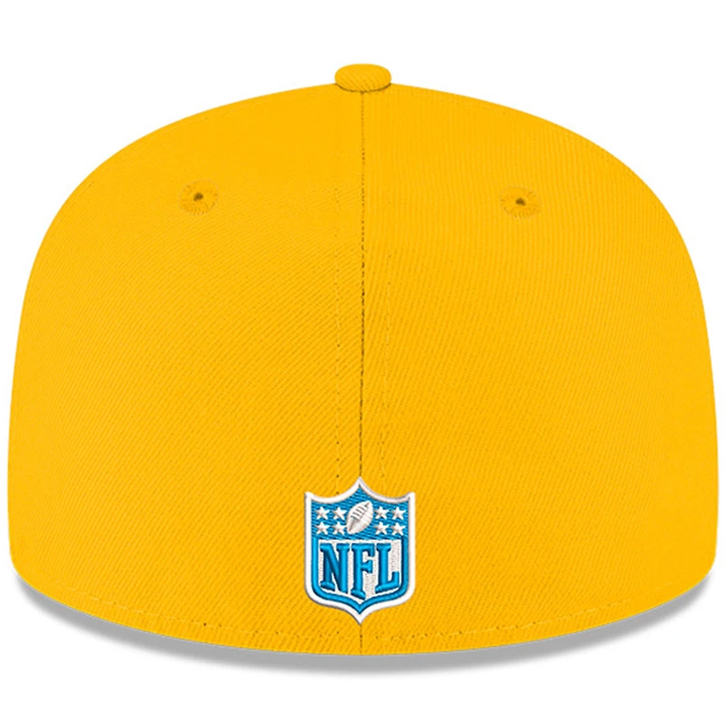 Men's New Era Gold Los Angeles Chargers Charger Power 59FIFTY Fitted Hat