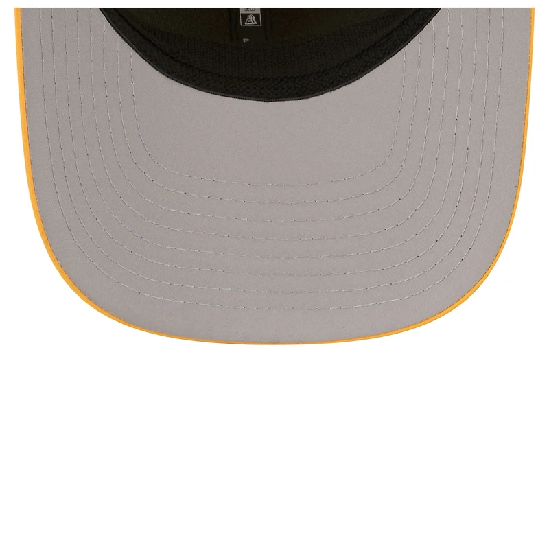 Men's New Era Gold Los Angeles Chargers Micro Badge 9SEVENTY Adjustable Hat