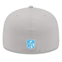 Casquette ajustée 59FIFTY Sideline 2025 grise New Era pour homme des Los Angeles Chargers