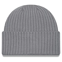 Bonnet en tricot à revers New Era pour hommes, gris chiné, Los Angeles Chargers Color Pack