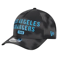Casquette New Era grise Los Angeles Chargers Halftone Camo 9FORTY pour homme
