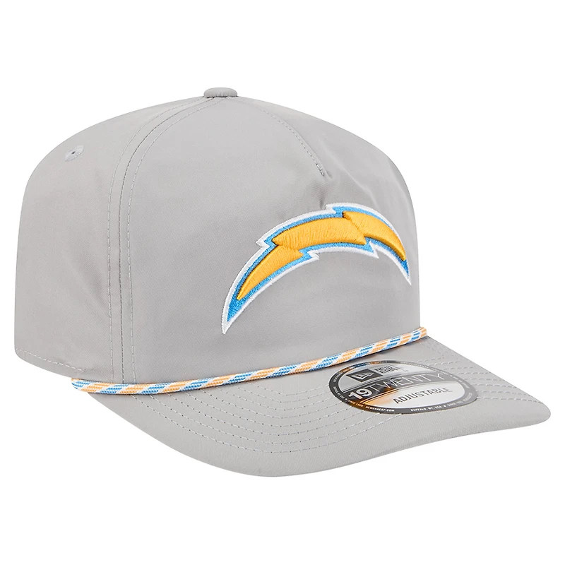 Casquette New Era grise Los Angeles Chargers Rope 19TWENTY pour homme