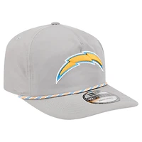 Casquette New Era grise Los Angeles Chargers Rope 19TWENTY pour homme