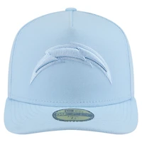 Casquette ajustée A-Frame 59FIFTY bleu clair pour homme Los Angeles Chargers de New Era