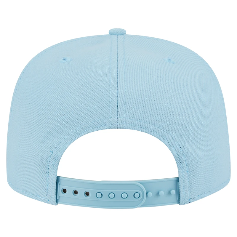 Casquette snapback New Era bleu clair Los Angeles Chargers Color Pack A-Frame 9FIFTY pour homme