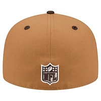 Men's New Era  Light Brown/Dark Brown Los Angeles Chargers Two-Tone Walnut 59FIFTY Fitted Hat