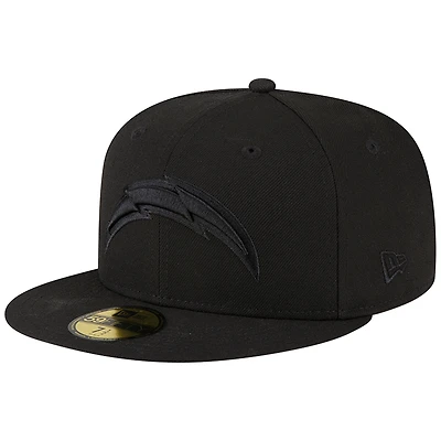 Casquette ajustée 59FIFTY Los Angeles Chargers New Era pour homme, noir sur