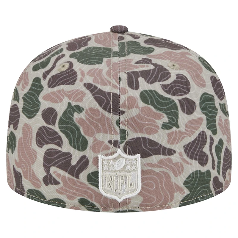 Men's New Era  Los Angeles Chargers Geo Camo 59FIFTY Fitted Hat