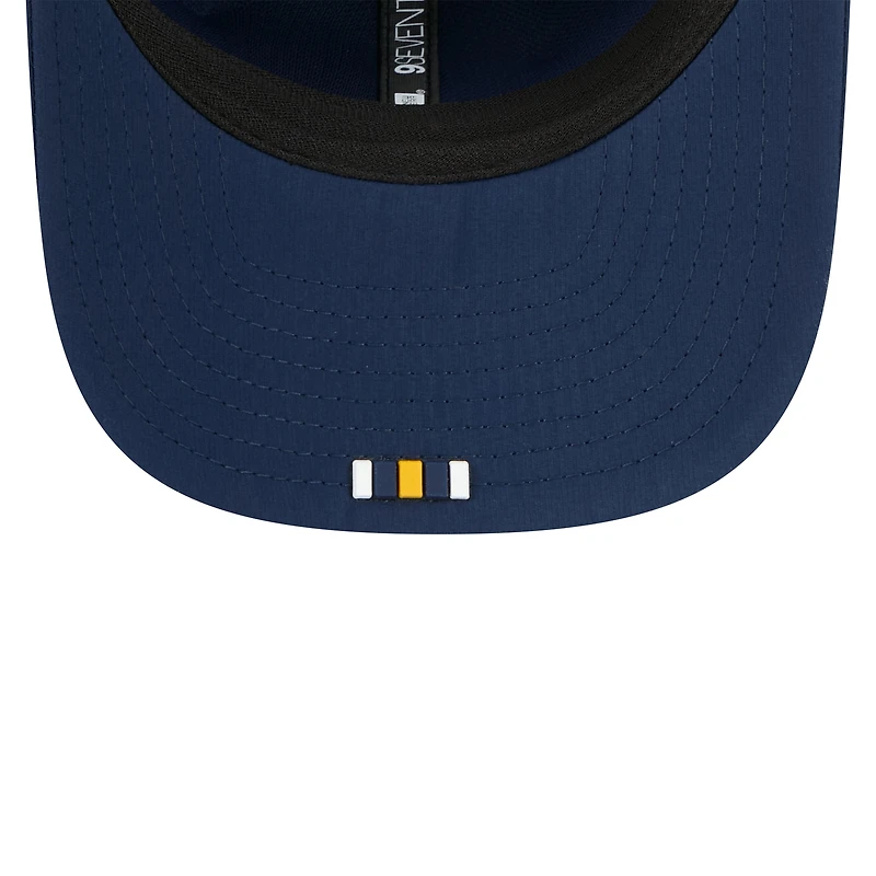 Men's New Era Navy Los Angeles Chargers 2025 Sideline  9SEVENTY Trucker Adjustable Hat