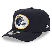 Men's New Era Navy Los Angeles Chargers Super Chargers A-Frame 9FIFTY Pre-Curved Snapback Hat