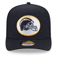 Casquette snapback pré-courbée New Era bleu marine Los Angeles Chargers Super Chargers 9FIFTY