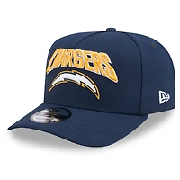 Men's New Era Navy Los Angeles Chargers Super Chargers A-Frame 9FIFTY Snapback Hat