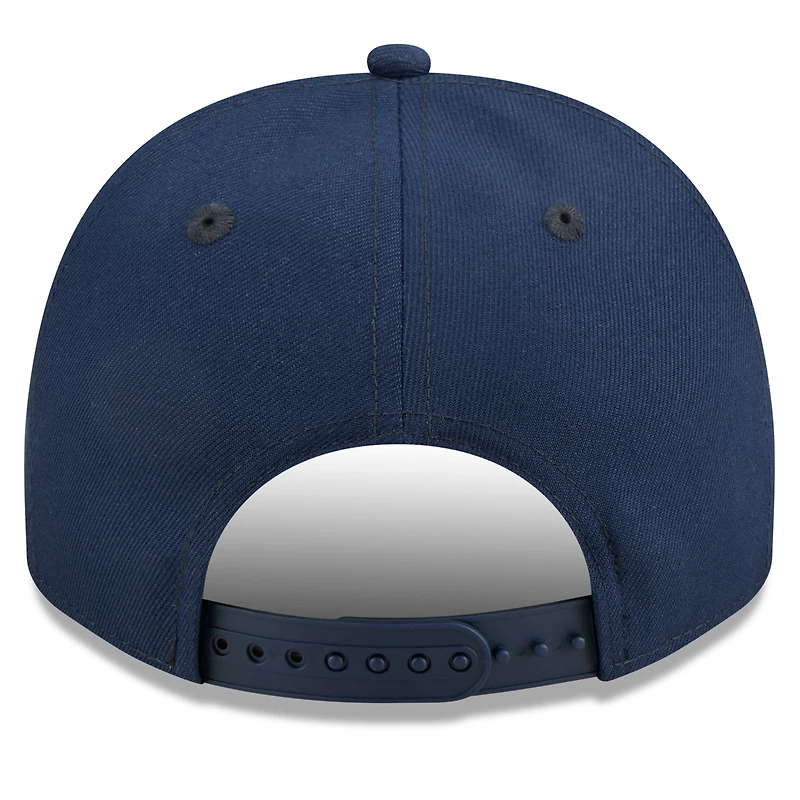 Men's New Era Navy Los Angeles Chargers Super Chargers A-Frame 9FIFTY Snapback Hat