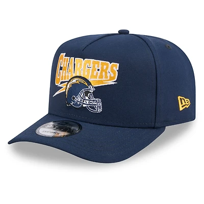 Men's New Era Navy Los Angeles Chargers Super Chargers A-Frame 9FIFTY Snapback Hat