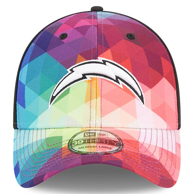 Men's New Era  Pink Los Angeles Chargers 2023 NFL Crucial Catch 39THIRTY Flex Hat