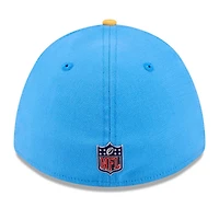 Men's New Era  Powder Blue/Gold Los Angeles Chargers 2026 NFL Draft 39THIRTY M-Crown Flex Hat