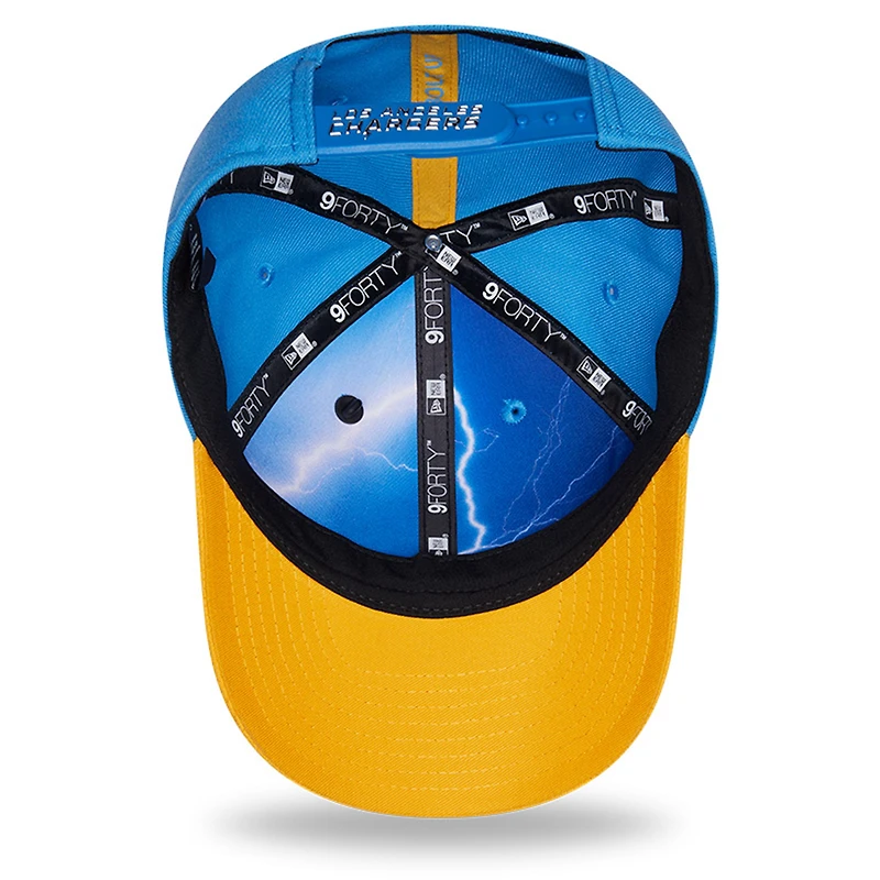 Men's New Era  Powder Blue/Gold Los Angeles Chargers 2026 NFL Draft 9FORTY M-Crown Adjustable Hat
