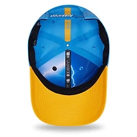 Casquette ajustable New Era pour homme, bleu poudre/or, Los Angeles Chargers, draft NFL 2026, modèle 9SEVENTY