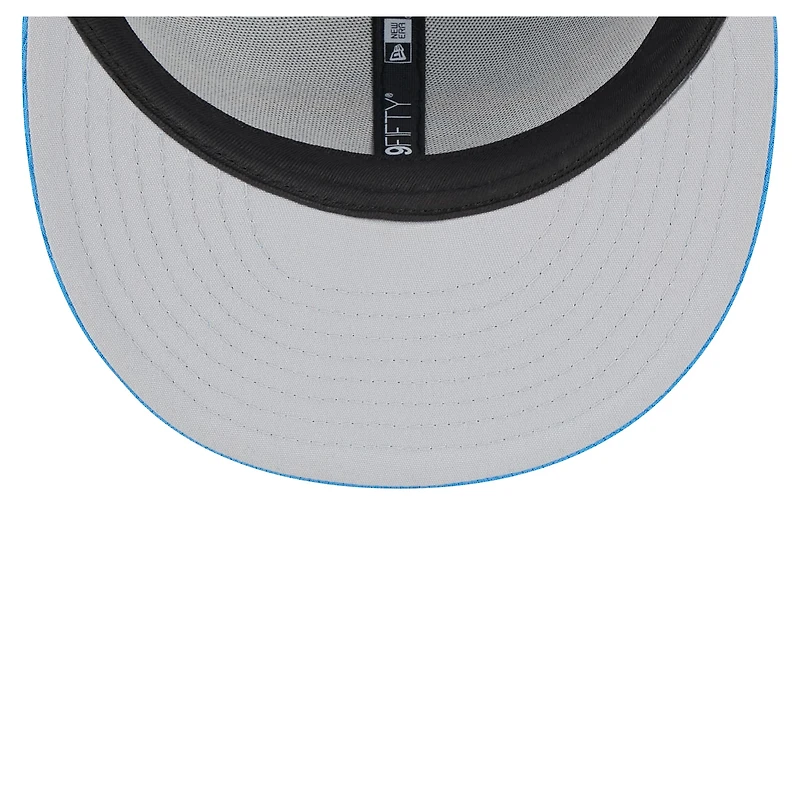 Casquette 9FIFTY Snapback New Era pour homme Los Angeles Chargers 2023 NFL Training Camp bleu poudré