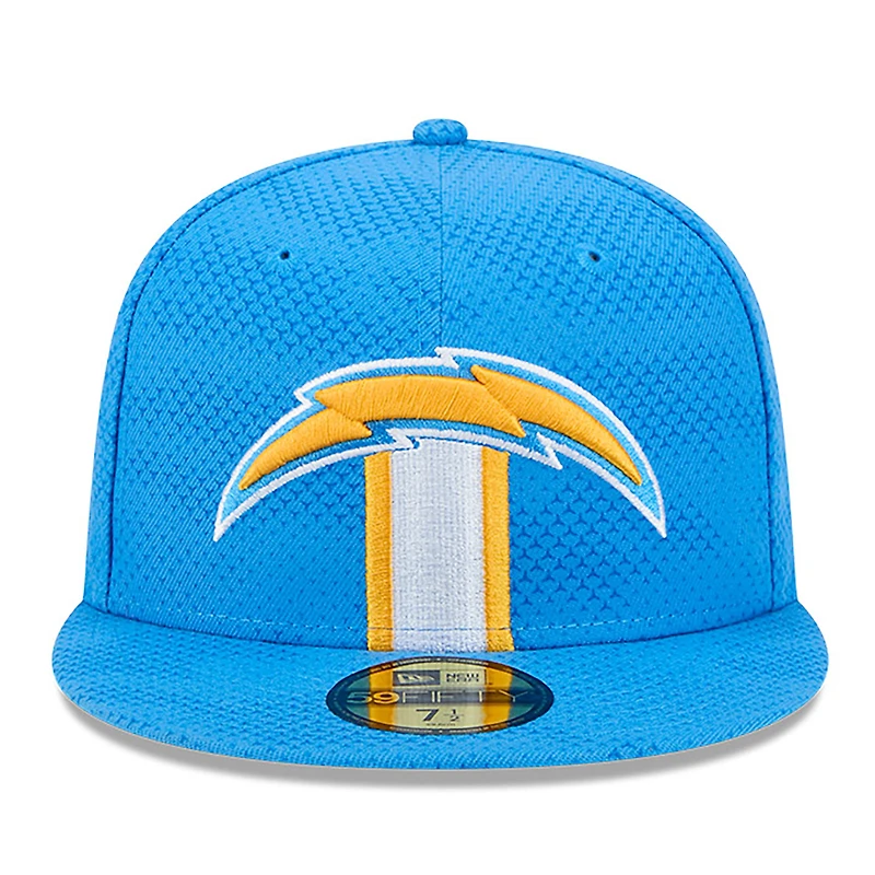 Men's New Era  Powder Blue Los Angeles Chargers 2024 Sideline 59FIFTY Fitted Hat