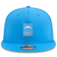 Casquette ajustée 59FIFTY Sideline 2025 bleu poudre New Era pour homme des Los Angeles Chargers