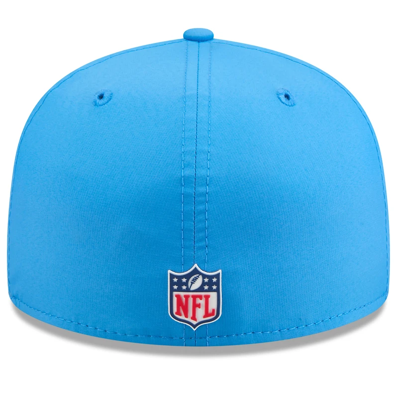 Casquette ajustée 59FIFTY Sideline 2025 bleu poudre New Era pour homme des Los Angeles Chargers