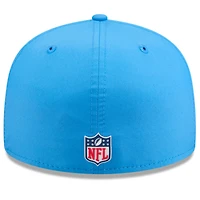 Men's New Era Powder Blue Los Angeles Chargers 2025 Sideline  59FIFTY Fitted Hat
