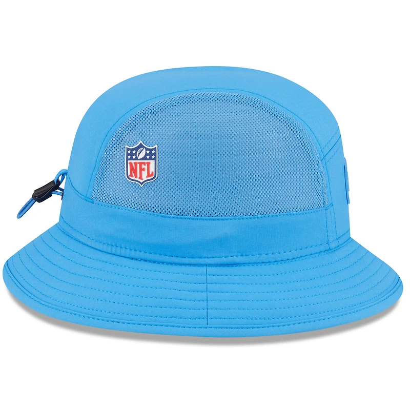 Men's New Era Powder Blue Los Angeles Chargers 2025 Sideline Bucket Hat