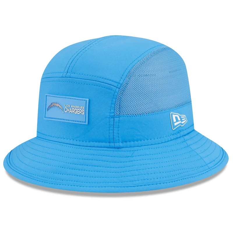 Men's New Era Powder Blue Los Angeles Chargers 2025 Sideline Bucket Hat
