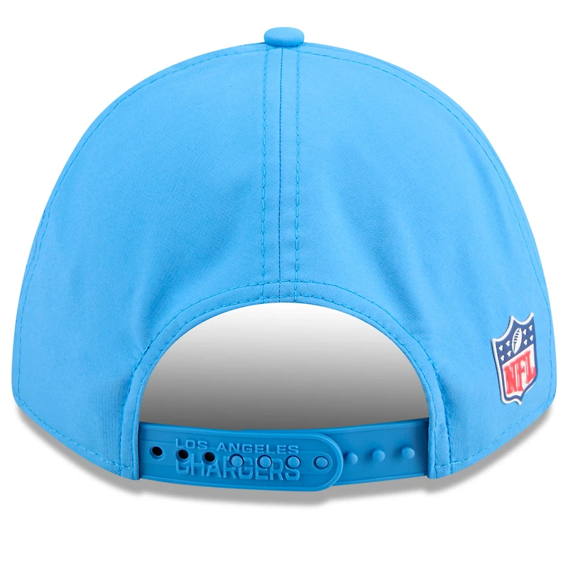 Men's New Era Powder Blue Los Angeles Chargers 2025 Sideline  M-Crown 9FORTY Adjustable Hat