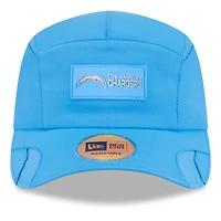 Casquette ajustable Sideline Runner 2025 bleu poudre New Era pour homme des Los Angeles Chargers