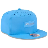 Men's New Era Powder Blue Los Angeles Chargers 2025 Sideline  Split Panel 9FIFTY Snapback Hat