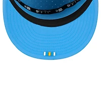 Men's New Era Powder Blue Los Angeles Chargers 2025 Sideline  Split Panel 9FIFTY Snapback Hat
