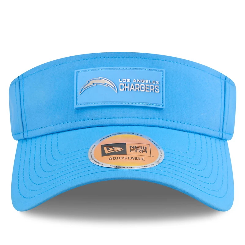 Men's New Era Powder Blue Los Angeles Chargers 2025 Sideline  Visor