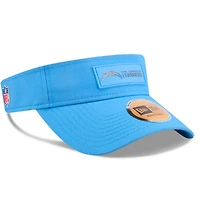 Men's New Era Powder Blue Los Angeles Chargers 2025 Sideline  Visor