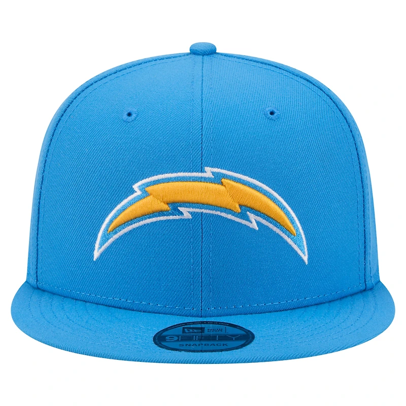 Men's New Era  Powder Blue Los Angeles Chargers 9FIFTY Snapback Hat