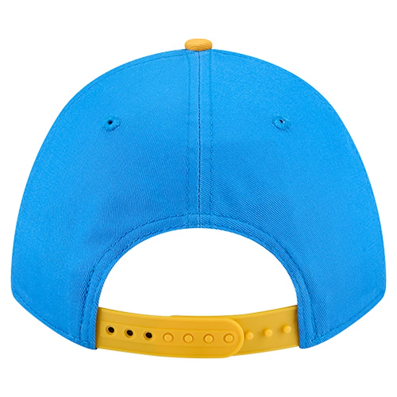 Men's New Era  Powder Blue Los Angeles Chargers  Arch 9FORTY A-Frame Adjustable Hat