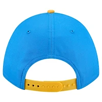 Men's New Era  Powder Blue Los Angeles Chargers  Arch 9FORTY A-Frame Adjustable Hat
