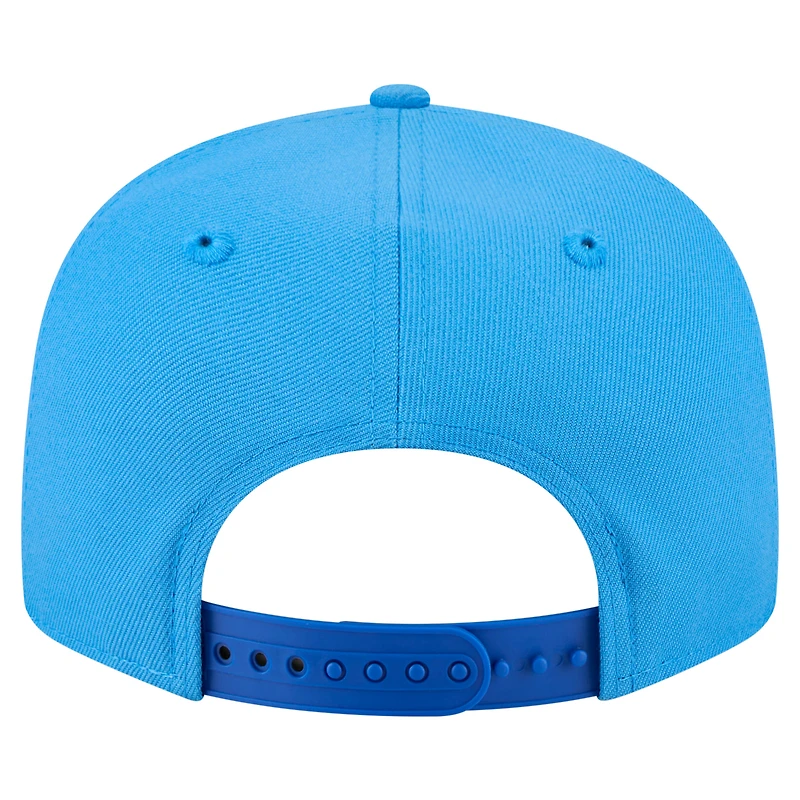 Men's New Era Powder Blue Los Angeles Chargers Core Team Script 9FIFTY Snapback Hat