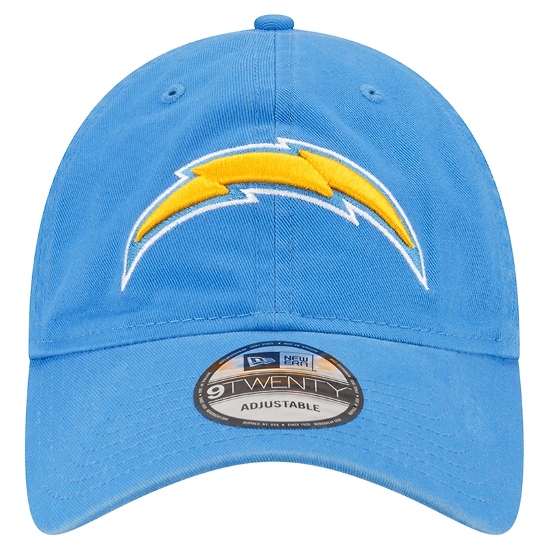 Men's New Era  Powder Blue Los Angeles Chargers Distinct 9TWENTY Adjustable Hat