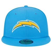 Men's New Era Powder Blue Los Angeles Chargers  Main 59FIFTY Fitted Hat