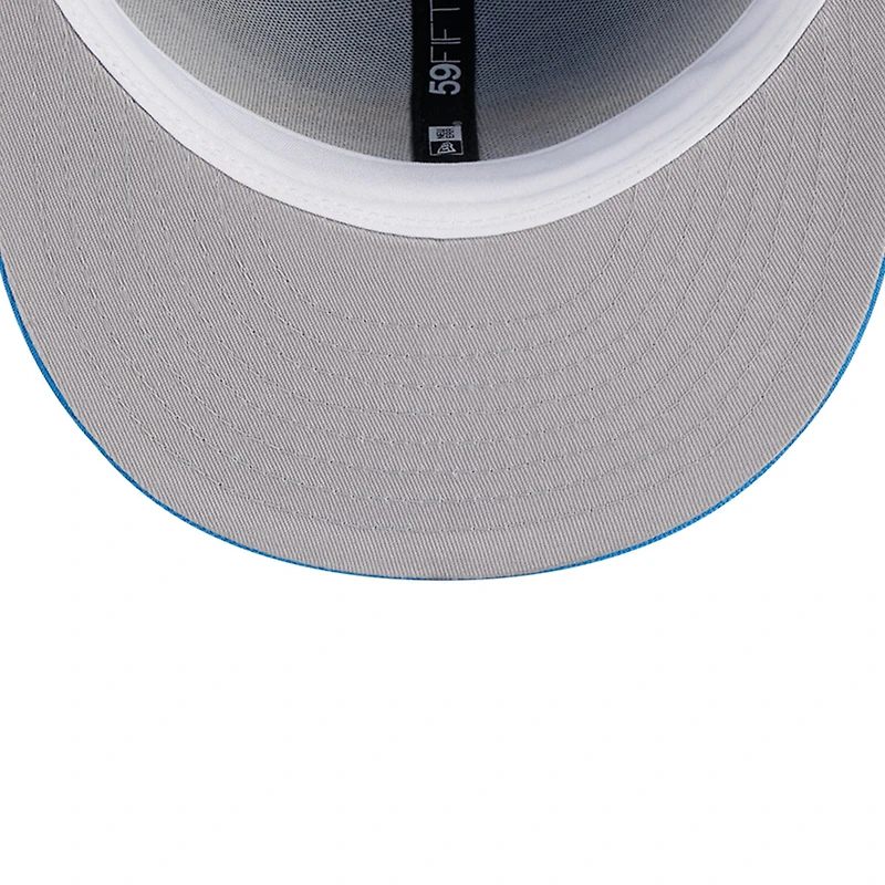 Casquette ajustée 59FIFTY pour hommes des Chargers de Los Angeles New Era bleu poudré