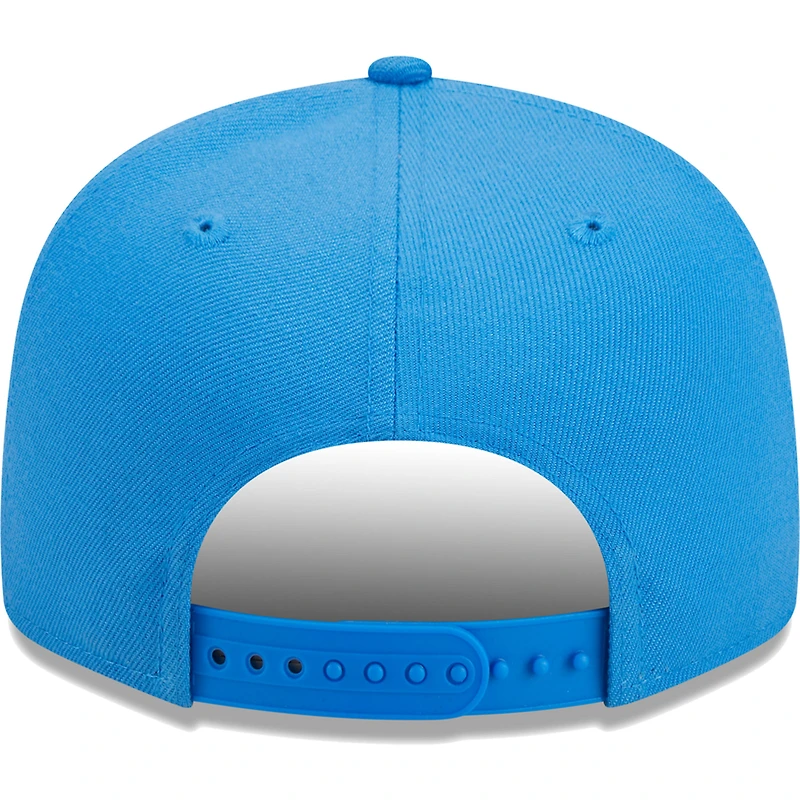 Casquette Snapback 9FIFTY pour homme New Era bleu poudré Los Angeles Chargers Main Script