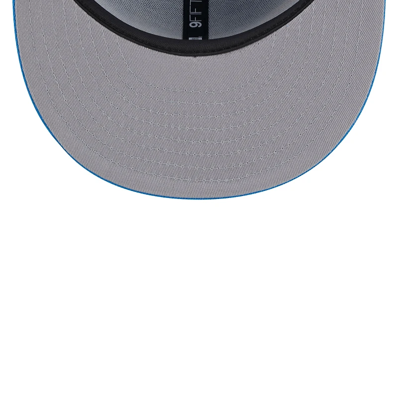 Casquette Snapback 9FIFTY pour homme New Era bleu poudré Los Angeles Chargers Main Script