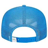 Casquette Snapback 9FIFTY Main Trucker des Chargers de Los Angeles New Era bleu poudré pour hommes