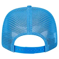 Men's New Era Powder Blue Los Angeles Chargers Main Trucker 9SEVENTY Stretch-Snap Hat