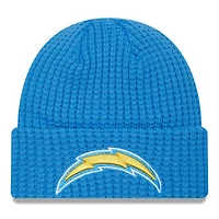 Men's New Era Powder Blue Los Angeles Chargers Prime Cuffed Knit Hat