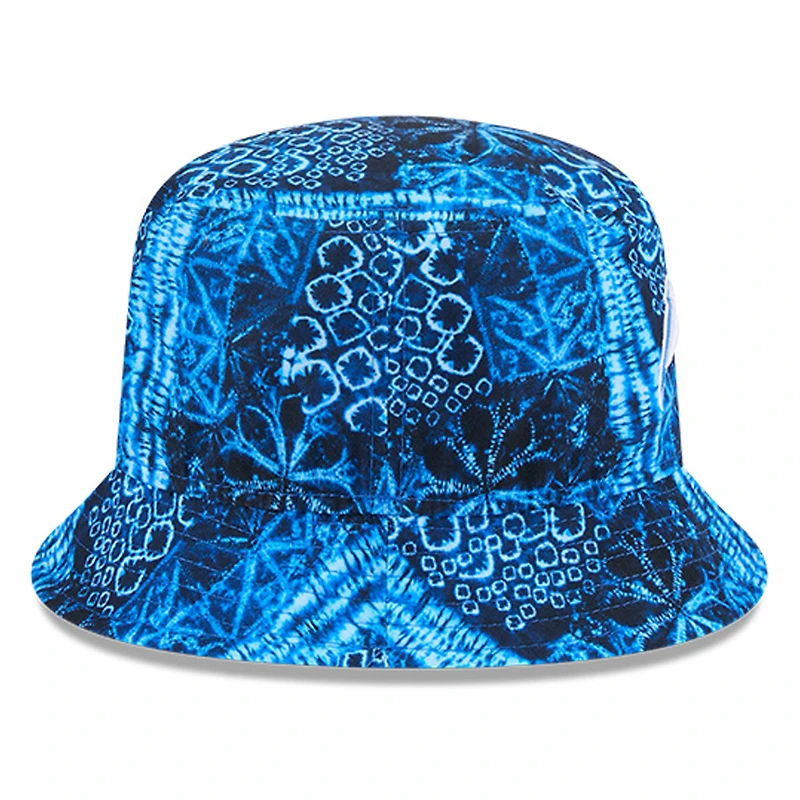 Chapeau bob Shibori des Chargers de Los Angeles New Era bleu poudré pour homme