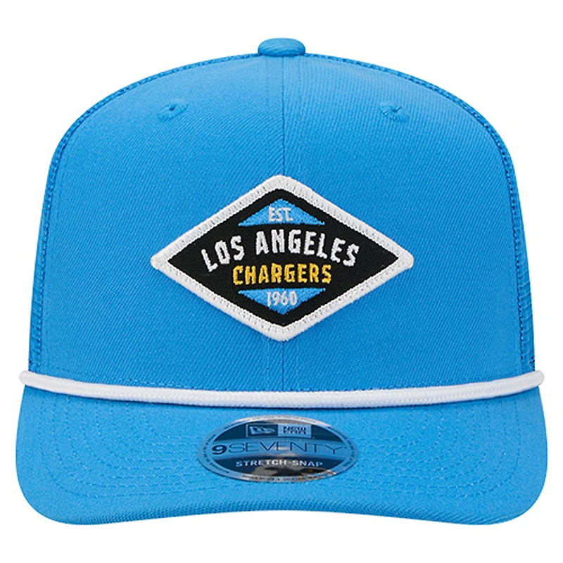Men's New Era  Powder Blue Los Angeles Chargers Team 9SEVENTY Adjustable Hat