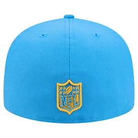 Casquette ajustée New Era bleu poudre Los Angeles Chargers Tri-Hit 59FIFTY pour homme
